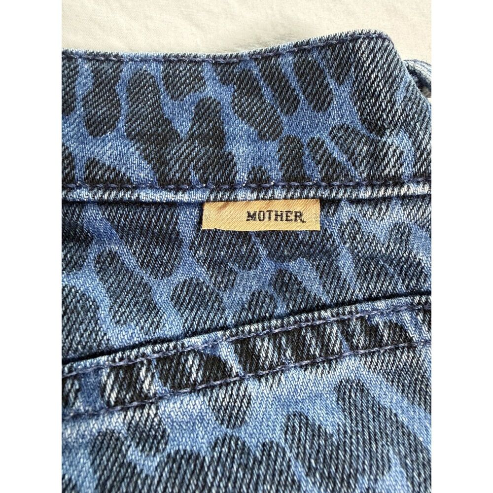 Mother The Tomcat Ankle Sinister Leopard Print Jeans Size 26 - Picture 6 of 13